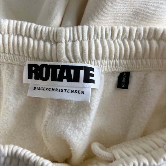ROTATE Birger Christensen - Ivory Sweatshirt and Shorts - Size XS - Picture 11 of 15